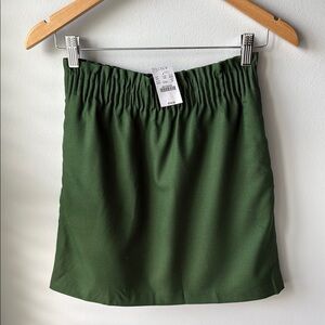 NWT‎ J.Crew Green Mini Skirt